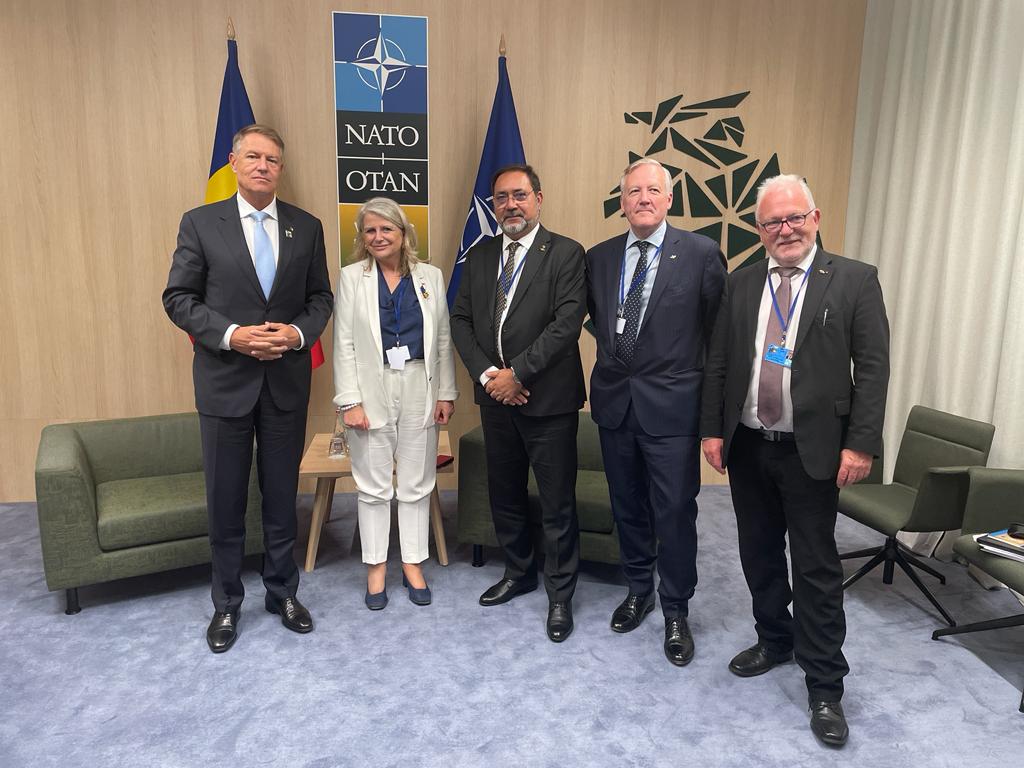 Summit NATO Vilnius - Intalnire cu delegatia Romaniei