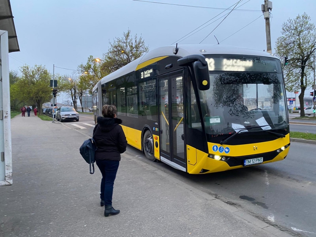 Autobuze electrice noi Timisoara